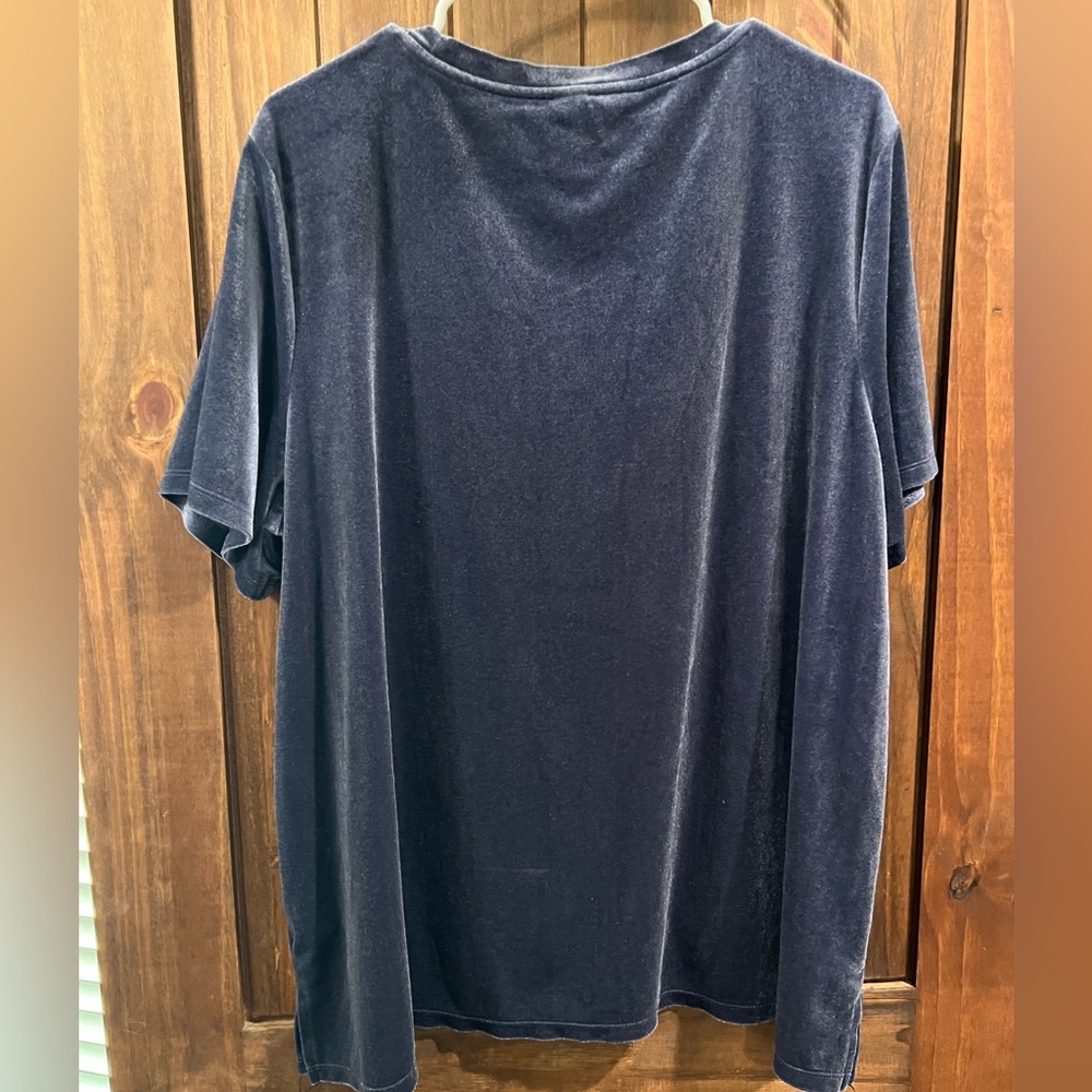 Women Velvet T Shirt